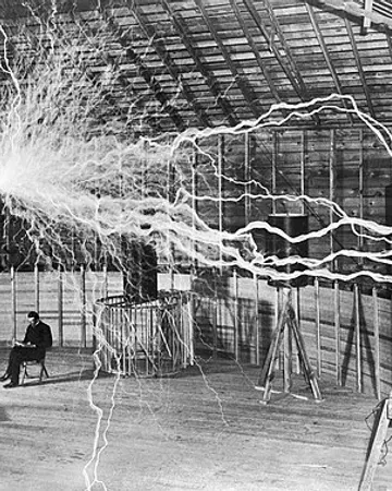 Portrait of Nikola Tesla