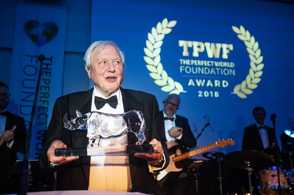 Portrait of David Attenborough
