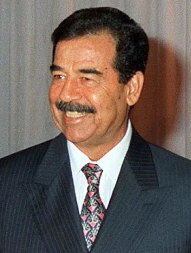 Portrait of Saddam Hussein
